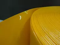 ПВХ завеса рулон желтая непрозрачная 2x200 (50м)