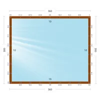 Мягкое окно 360x300 см, для веранды, беседки